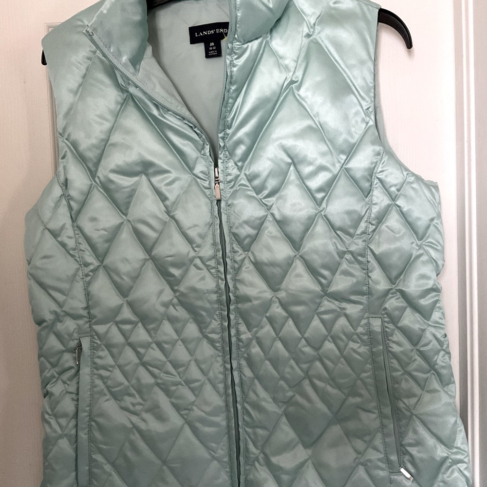 Women's Lands' End Down Puffer Vest NWOT